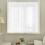 KARLSITEK White Sheer Curtains Leaf Geometric Embroidery 1 1