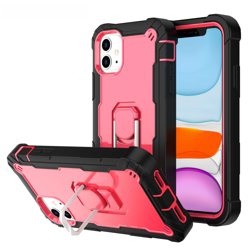 Iphone 11 Case Rose 6.1 Inch Rugged Shockproof With Black 913211528747