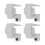 Boat Fender Clips Gray 4 Pcs 1