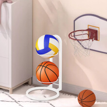 Basketball Hoop Stand Adjustable Space-Saving Rack 8-Ball