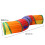 Rainbow Cat Tunnel with Ball and Peek Holes Foldable 2