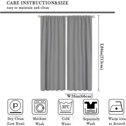 Floral Blackout Curtains Vintage Purple Boho Pattern 2 1