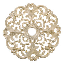 Golden Plastic Ceiling Medallion European Style