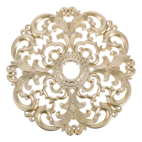 Golden Plastic Ceiling Medallion European Style
