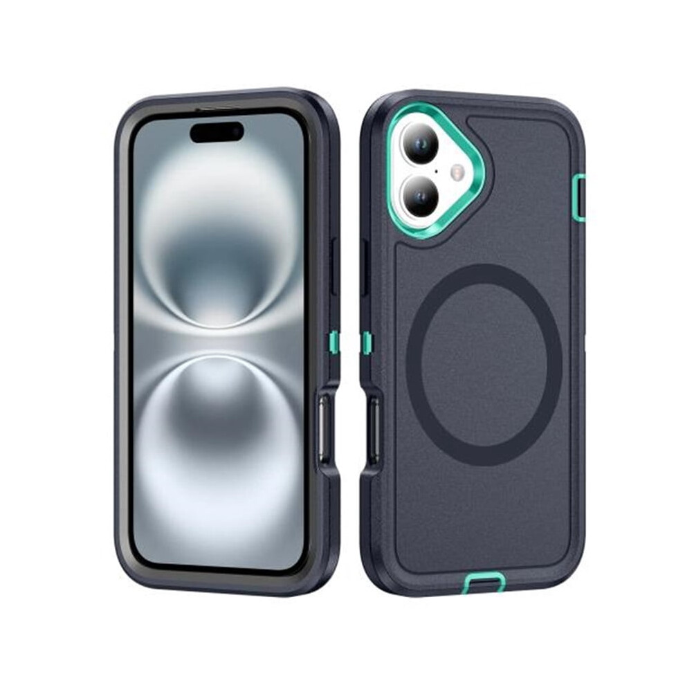 Iphone 16 Rugged Waterproof Magsafe Phone Case Green 9122141666387