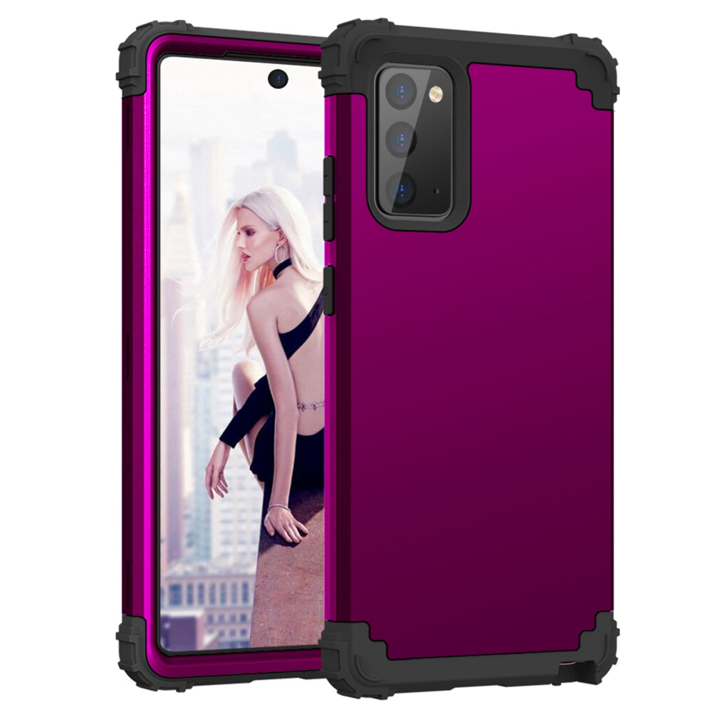 Galaxy Note20 Case Dual-Layer Rugged Shockproof Purple 9066521594047