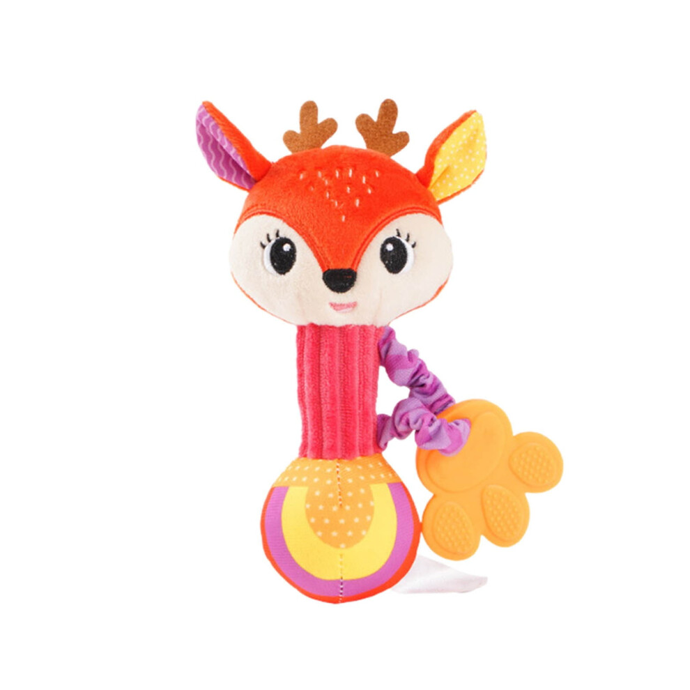 Baby Rattle Toy with Teether and Sound for 3-12 Months
