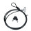 Laptop Cable Lock Metal Security Lock for 6x2.5mm Port 1