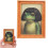 Funny Frog Fridge Magnet with Frame Vintage Art 1