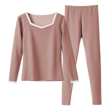 Asdoklhq Flannel Pajama Set for Women Rose Gold 3X