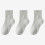 Children's Cotton Sports Socks Solid Color 3-Pack 1