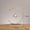 Crystal Ball Abstract Decorative Ornament Gold Iron Moon 6