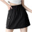 Women's Mini Cargo Culottes with High Elastic Waist and 1