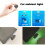 DC5V Car Ambient LED Lamp USB Plug Adjustable Interior Light 3