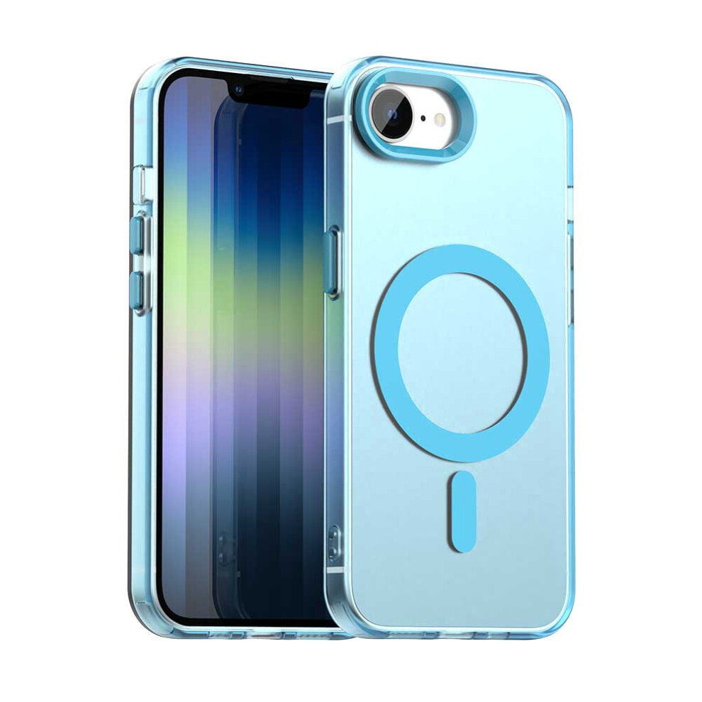 Iphone 16E Candy Magsafe Pc+Tpu Phone Case Blue 937196980802