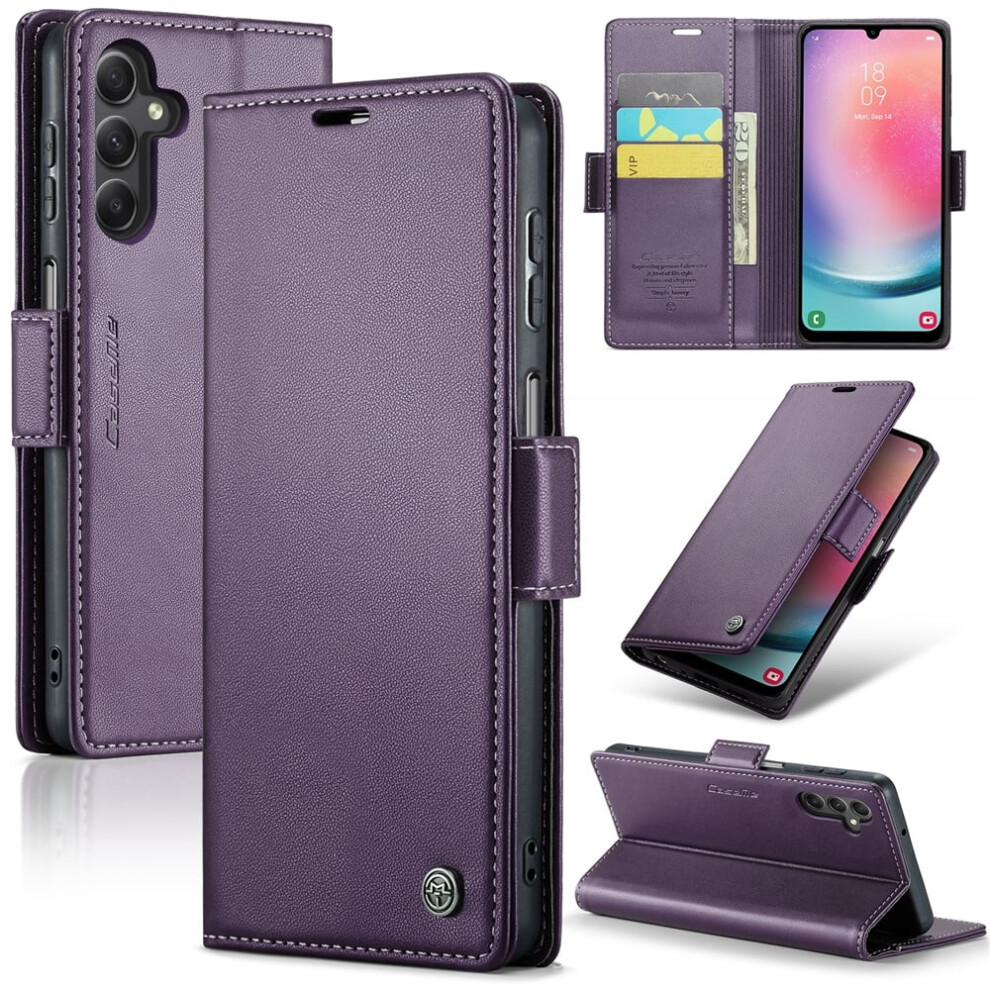 Caseme Leather Wallet Case For Samsung Galaxy A24 4G 937196977024