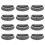 Microfiber Mop Pads for Floor Sweeper 6 or 12 pcs Grey 2