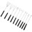 Candy Dipping Spoon Stainless Steel Black 10 pcs 1