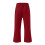 SYMOID Women's Linen Blend Capris with Pockets Red 5XL 3