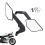2PCS Rotating Motorcycle Rearview Mirrors with Reflector Spoiler, Compatible with Motorcycles 4