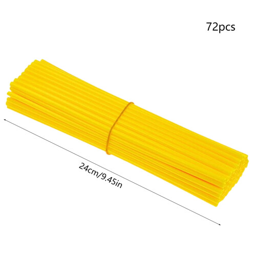 Plastic Wheel Spoke Covers for Motorcycle Bicycle 72 Pcs 2