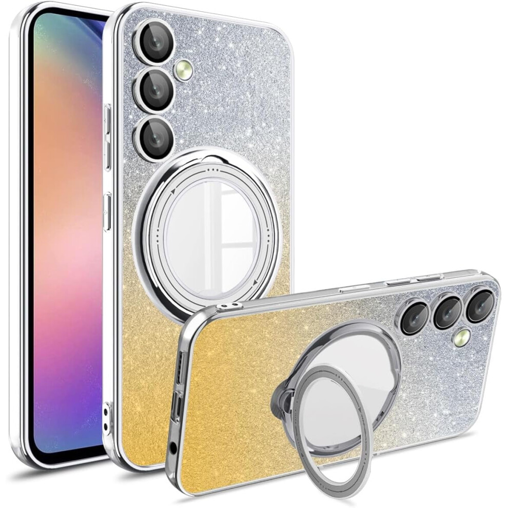 Samsung Galaxy S22 Ring Stand Cover Shockproof Glitter 913211527719