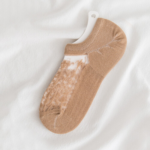 Women's Lace Mesh Invisible Socks Breathable Shallow Toe 1