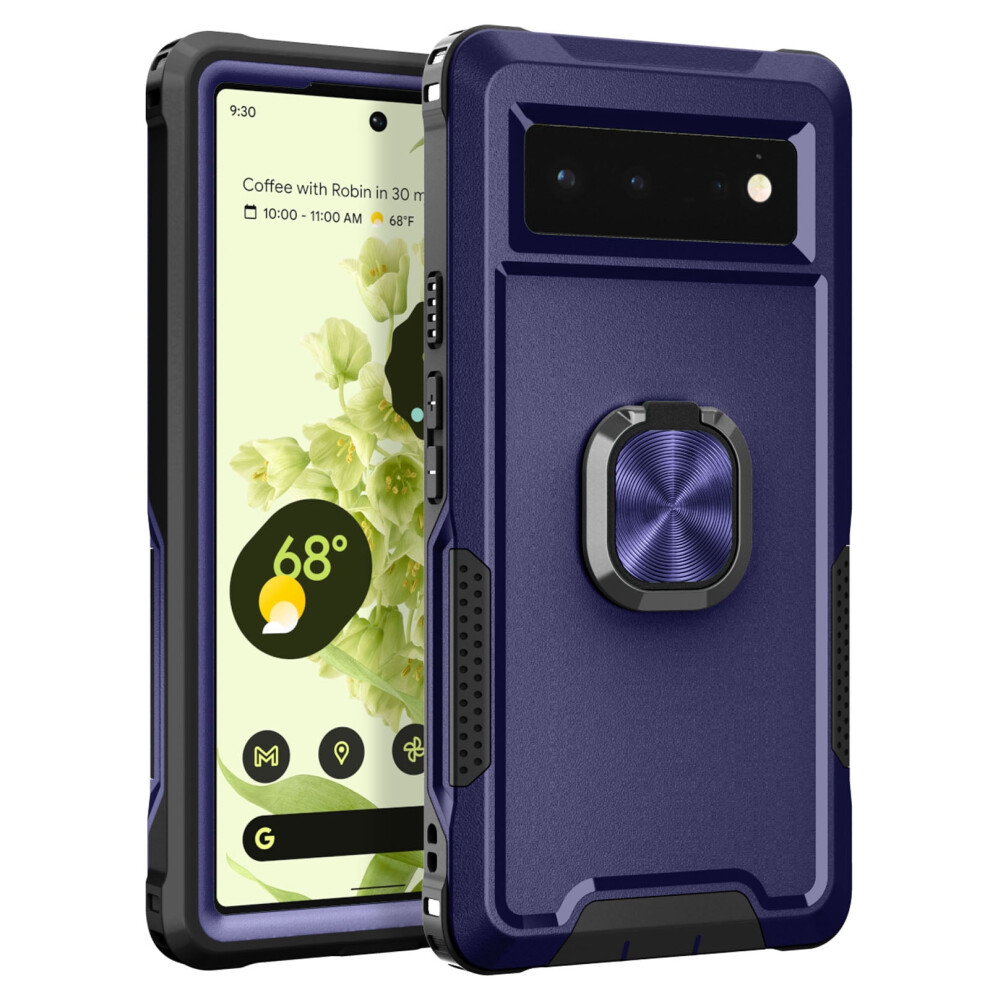 Google Pixel 6 Case With Finger Ring Holder And Kickstand 913211527290