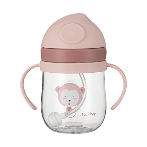 Kids Portable Drinking Bottle with Straw Lightweight Durable