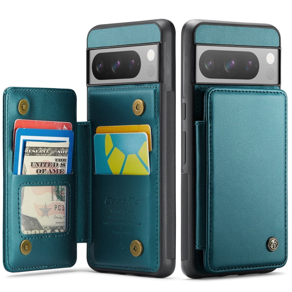 Caseme Leather Wallet Case For Google Pixel 8/8 Pro 6.7 Inch 937196973125