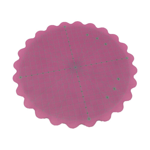 Rotating Cutting Mat for Quilting Pink 12-inch