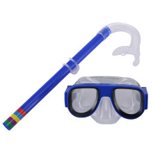 Kinder-Schwimmbrille mit Antibeschlagbeschichtung, großes Gestell, 4-8 Jahre