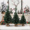 Mini Artificial Green Christmas Tree Tabletop Spruce 12 3
