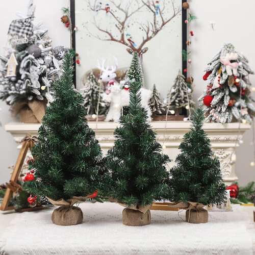 Mini Artificial Green Christmas Tree Tabletop Spruce 12 2