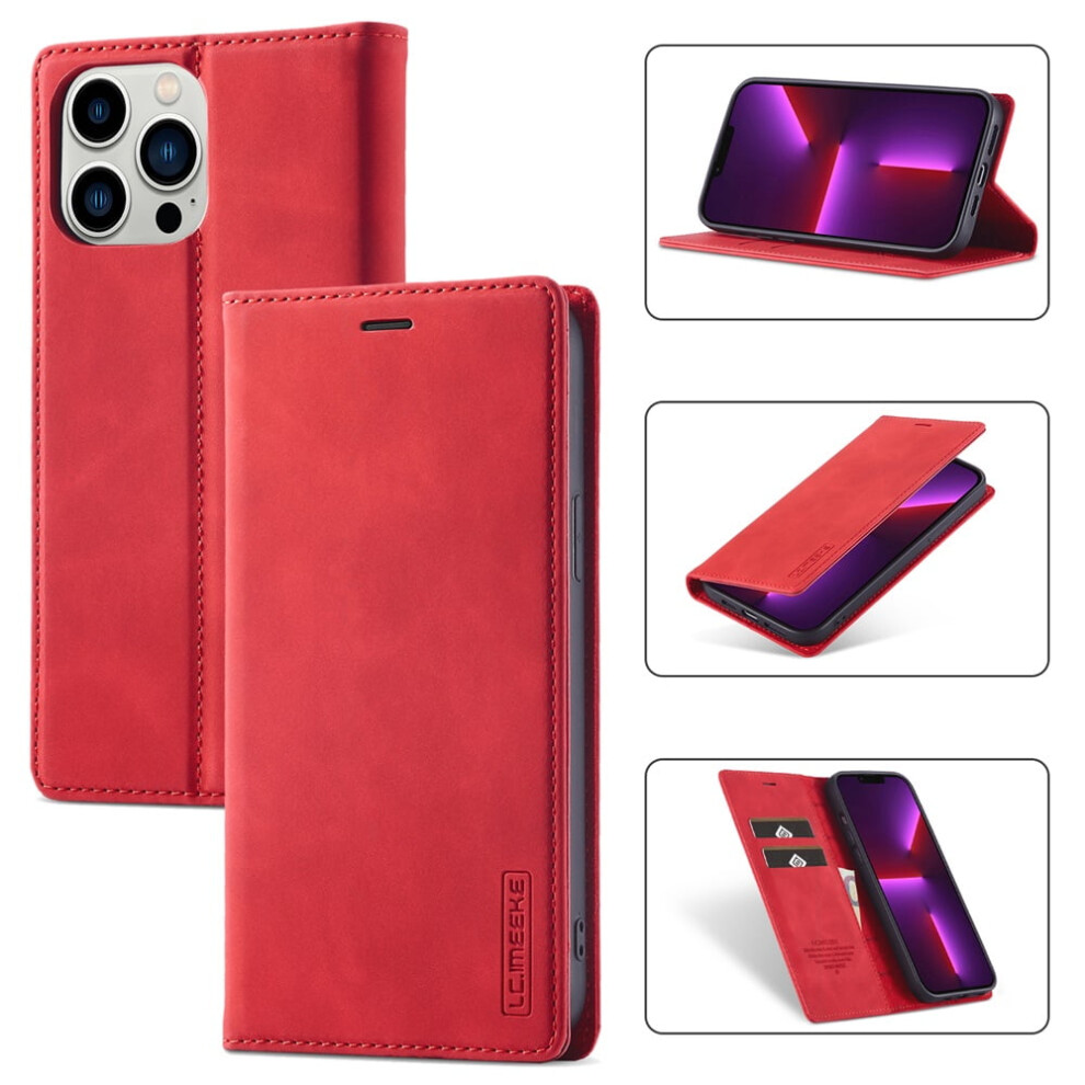 Leather Flip Wallet Case For Iphone 13 Pro Â Magnetic 937196998081