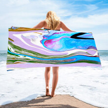 Sneldrogende zwemhanddoek voor dames, 75x150 cm