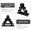 Black Plastic Dumbbell Rack Simple Wear-Resistant 8