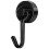 Adjustable Rotatable Punch Free Reusable Removable Kitchen Hardware Hooks, NdFeB Black 2