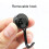 Adjustable Rotatable Punch Free Reusable Removable Kitchen Hardware Hooks, NdFeB Black 3