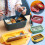 Boîte à lunch style bento avec couvercle étanche et séparateurs 1
