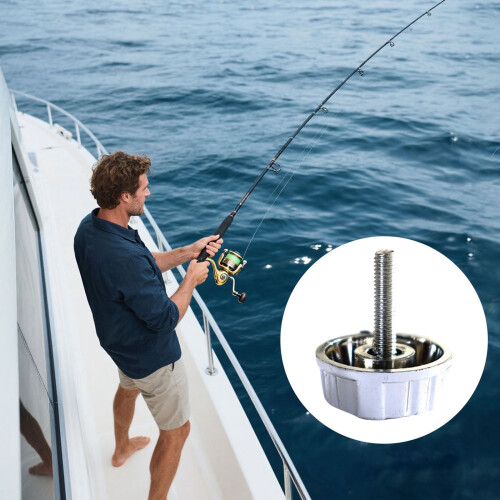 Fishing Reel Handle Nut Screw Cap Semi-Metal Universal 2