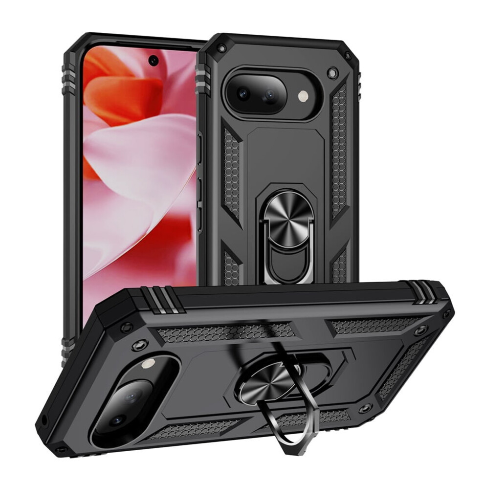 Google Pixel 9A Case Impact Resistant Magnetic Black 9065194881003