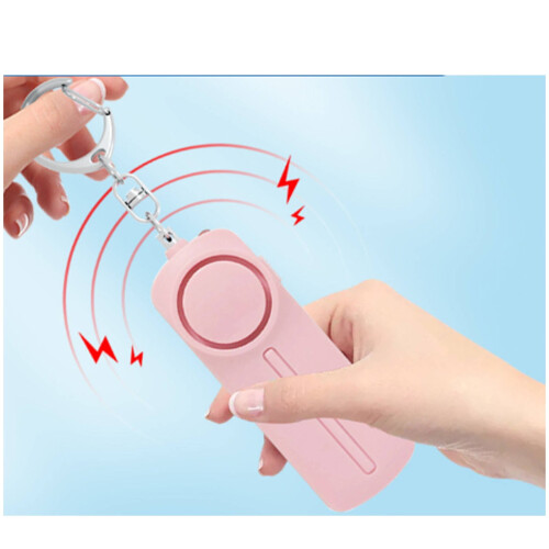 Personal Safety Alarm Keychain with LED Light 130dB 1