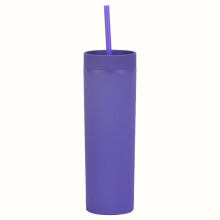 Tenký dvojstenný plastový pohár 450 ml