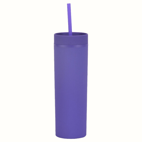 Tenký dvojstenný plastový pohár 450 ml
