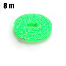 Clotheslines Windproof Non-Slip Clothes Line Clothe Drying Rope Portable Outdoor,Green 8m