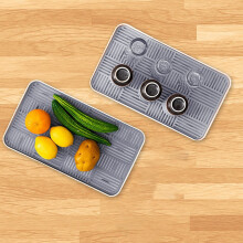 Porte-savon rectangulaire avec trous de drainage et relief