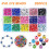 Resin Evil Eye Beads 6mm 15 Colors 450 Pcs 1