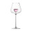 Crystal Rose Wine Glass Hand Blown Red White Goblet 1