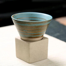Vintage pottery coffee mug 90 ml
